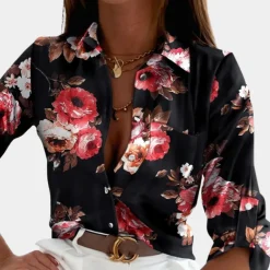 Blazers & Blouses Dames*Octavie - Stijlvolle damesblouse voor de zomer