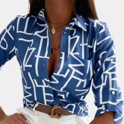 Blazers & Blouses Dames*Octavie - Stijlvolle damesblouse voor de zomer