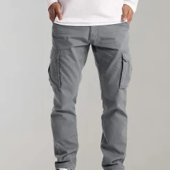 Broeken Heren*Odger - Lichte cargo broek voor heren, perfect voor de zomer