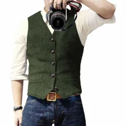 Truien & Vesten Heren*OLIVER - Elegant zomergilet voor heren