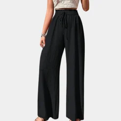 Broeken & Rokken Dames*Olivia - Modieuze Zomerbroek Met Wijde Benen voor dames