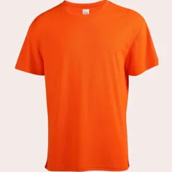 Shirts Heren*zomer t-shirt met ronde hals Oranje