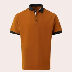 Shirts Heren*zomeroverhemd met korte mouwen voor heren Oranje