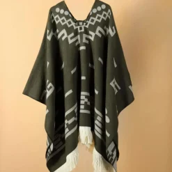 Truien & Vesten Heren*ORLANDO - Stijlvolle Zomer Poncho voor Heren