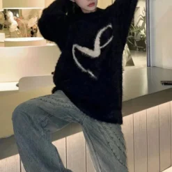 Truien & Vesten Dames*Orsola - Comfortabele zomerse damestrui Zwart