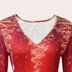 Jurken & Jumpsuits Dames*OSANA - Veelzijdige Zomerjurk voor Dames Rood