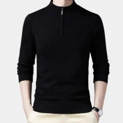 Truien & Vesten Heren*Oskar - Lichte casual herensweater met rits voor de zomer