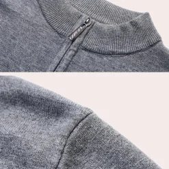 Truien & Vesten Heren*Oskar - Lichte casual herensweater met rits voor de zomer