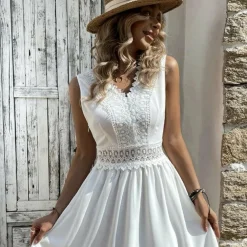 Jurken & Jumpsuits Dames*OTA - Elegante zomerse mini jurk