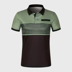 Shirts Heren*Otha - Gestreept heren poloshirt voor de zomer