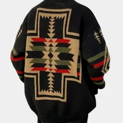 Truien & Vesten Heren*PAULO - Modieuze Zomerse Trui voor Heren Zwart