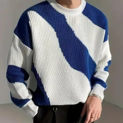 Truien & Vesten Heren*Pavlos - Trendy en Comfortabele Gebreide Zomerse Trui voor Hem