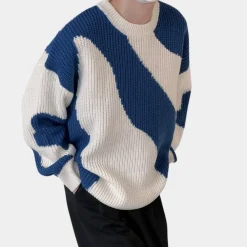 Truien & Vesten Heren*Pavlos - Trendy en Comfortabele Gebreide Zomerse Trui voor Hem