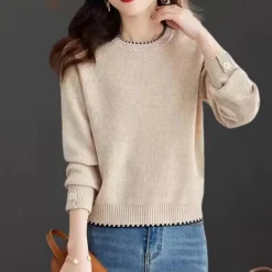 Truien & Vesten Dames*Peninah - Stijlvolle zomerse trui met ronde hals voor dames