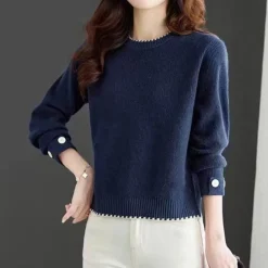 Truien & Vesten Dames*Peninah - Stijlvolle zomerse trui met ronde hals voor dames