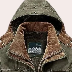 Jassen Heren*PETER - Warme Winterjas met Capuchon voor Heren