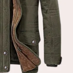 Jassen Heren*PETER - Warme Winterjas met Capuchon voor Heren