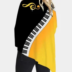 Topjes & Shirts Dames*PHAEDRA - Stijlvol Zomer Overhemd voor Dames Geel