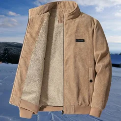 Jassen Heren*POUL - Retro ribfluwelen jack