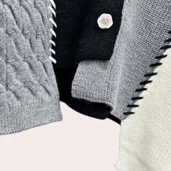 Truien & Vesten Dames*QUINLAN - Trendy en Comfortabel Gebreid Damesvest voor de Lente en Zomer