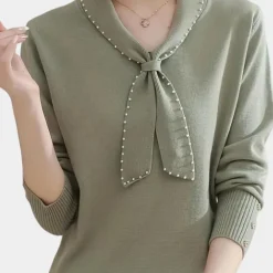 Truien & Vesten Dames*Rada - Tijdloze stijl zomertrui voor dames Lichtgroen