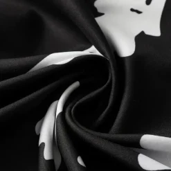 Shirts Heren*Radek - Stoer herenshirt met zomers spookmotief Zwart