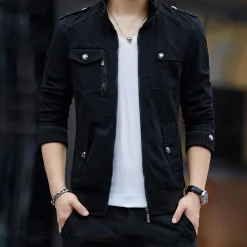 Jassen Heren*Radu - Moderne Cargo-jack met Functionele zak voor de Zomer