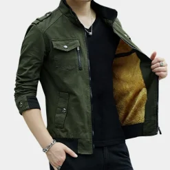 Jassen Heren*Radu - Moderne Cargo-jack met Functionele zak voor de Zomer