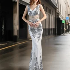 Jurken & Jumpsuits Dames*Raissa - Dames Lange Zomerjurk met Tijdloze Elegantie