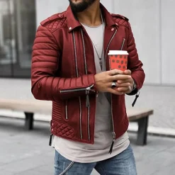 Leren Jassen Heren|Jassen Heren*RALPH - Leren zomerjas voor heren