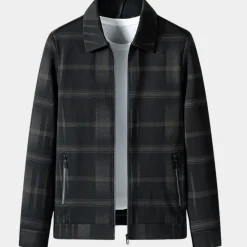 Jassen Heren*RANDY - Luxe Zomerjas voor Heren Zwart