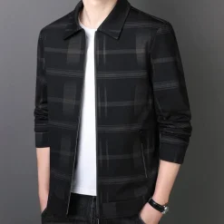 Jassen Heren*RANDY - Luxe Zomerjas voor Heren Zwart