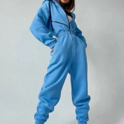 Jurken & Jumpsuits Dames*REBECCA - Luchtige Zomer Jumpsuit met Kap voor Dames