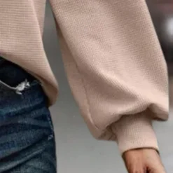 Topjes & Shirts Dames*REBECCA - Trendy Zomersweatshirt voor Dames Bruin