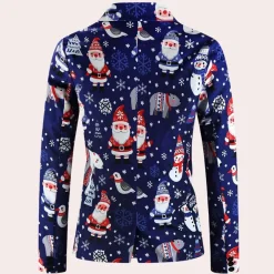 Jassen Heren*REGGIS - Modieuze Zomerblazer voor Heren Blauw