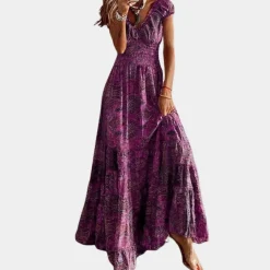 Jurken & Jumpsuits Dames*Renee - Comfortabele zomerse maxi-jurk voor dames