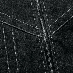 Jassen Heren*REUBEN - Luchtig Sherpa zomerjack voor heren Zwart