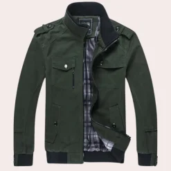 Jassen Heren*Riccardo - Heren alledaags staande kraag Zomerjas