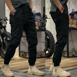 Broeken Heren*RICHARD - Stretchy cargo zomerbroek