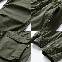 Broeken Heren*RICHARD - Stretchy cargo zomerbroek