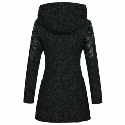 Jassen Dames*Riley - Lange winterjas met capuchon voor dames