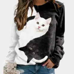 Topjes & Shirts Dames*Rina - Dameshemd met lange mouwen voor de zomer