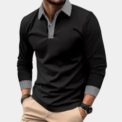 Shirts Heren*Roald - Casual herenoverhemd met lange mouwen voor de zomer