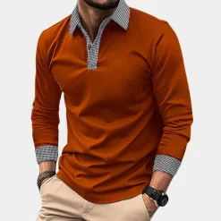 Shirts Heren*Roald - Casual herenoverhemd met lange mouwen voor de zomer