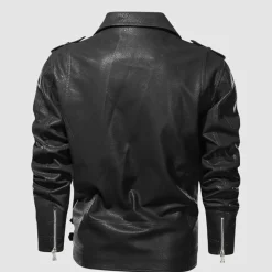 Leren Jassen Heren|Jassen Heren*Robert | Modieus zomerjasje Zwart