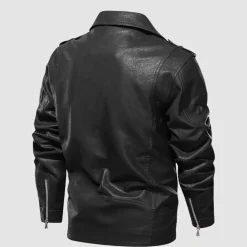 Leren Jassen Heren|Jassen Heren*Robert | Modieus zomerjasje Zwart