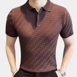 Shirts Heren*Robert - Stijlvolle Korte Mouw Herenpolo voor de Zomer