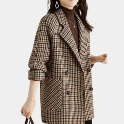 Jassen Dames*Rodica - Modieuze damesjas voor de zomer Koffie