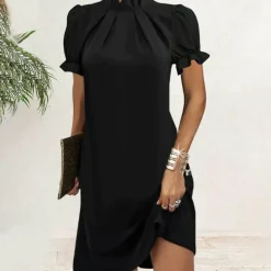 Jurken & Jumpsuits Dames*ROMANE - Elegante zomerjurk Zwart