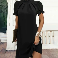 Jurken & Jumpsuits Dames*ROMANE - Elegante zomerjurk Zwart